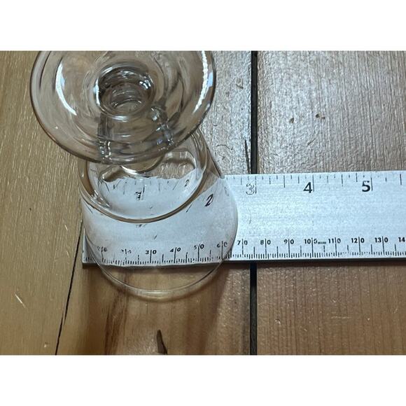 Set of 5 Vintage Lenox Clear Glass Drinking Goblets. Barware. Decor - Picture 8 of 8